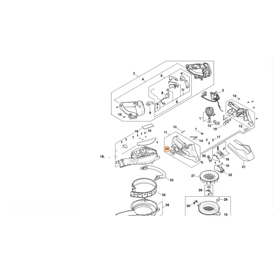 STIHL   Tabliczka z typem urządzenia SHA 56 SA02 967 1601